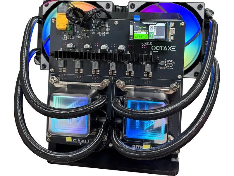 Hydro-Cooled NerdOctaxe (12TH/s)