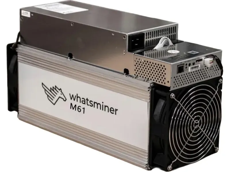 WhatsMiner M61 Bitcoin Miner 208TH/s